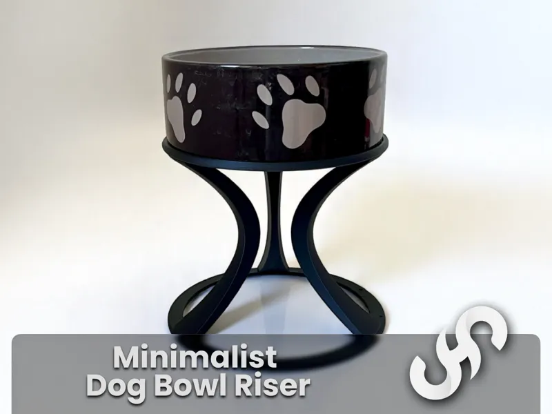 Minimalist Dog Bowl Riser