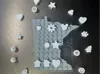 Multi cycle, star, house, cycle, large heart, and flower