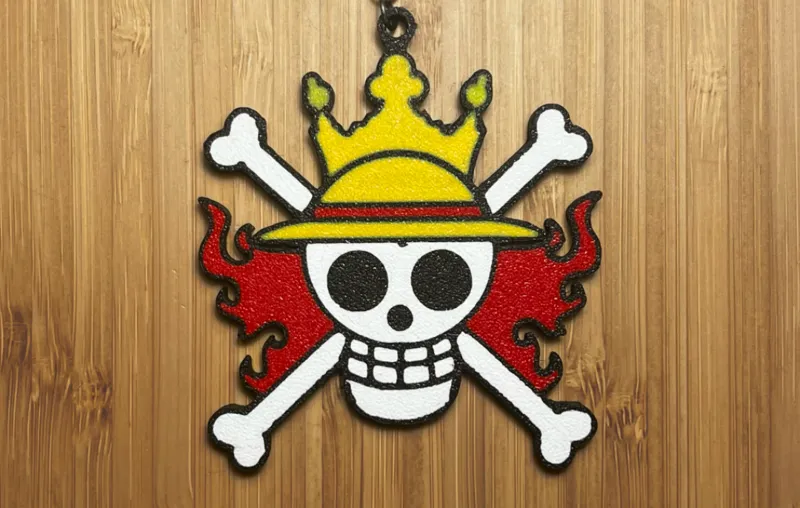 3D Keychain One Piece x Burger King