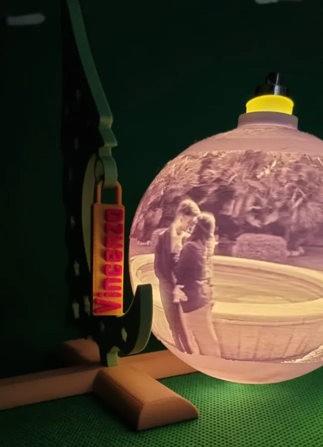 Segnaposto albero natalizio (personalizzato)