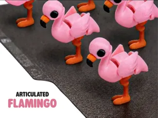 Flexi flamingos
