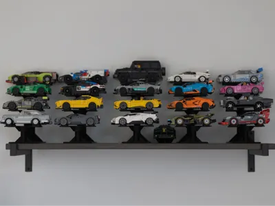 speed champions display stand 6-8 stud 