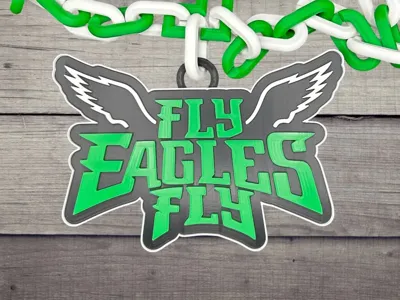 Fly Eagles Fly Oversized Chain