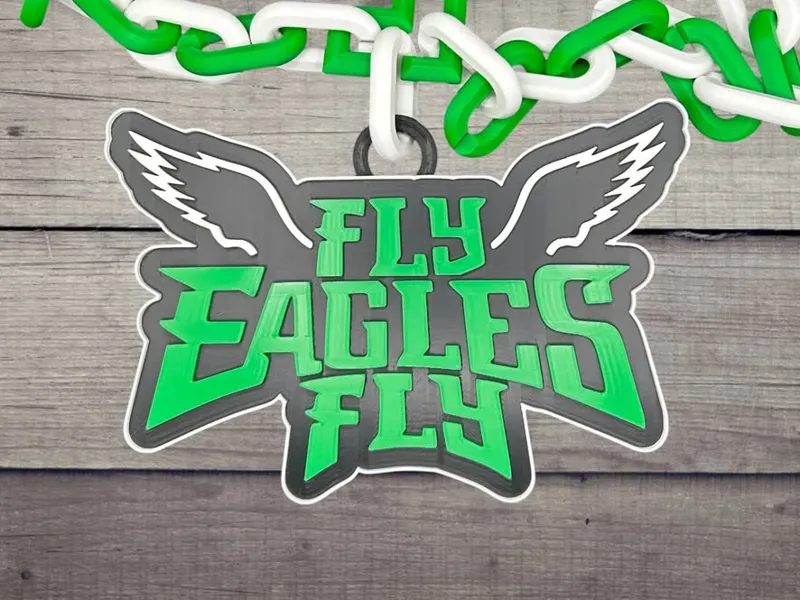 Fly Eagles Fly Oversized Chain