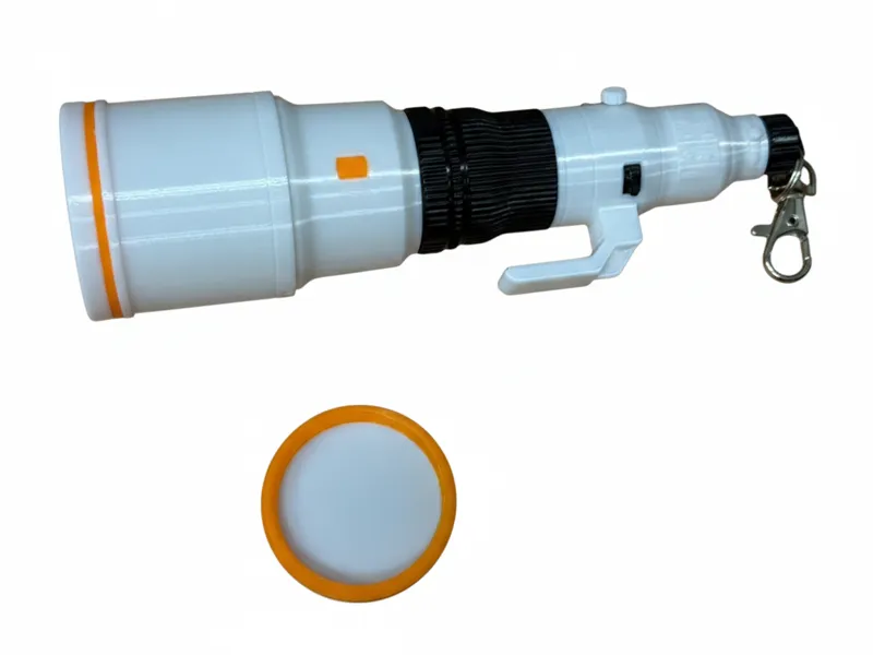 Big mini lens keychain