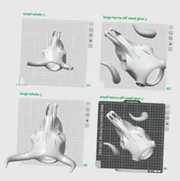 UPDATE: NOW OPTIONS WITH HORNS REMOVED AND LARGER!!!