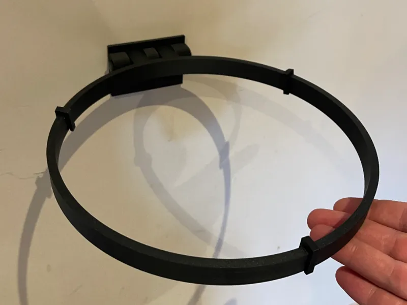 Trash bag wall holder.