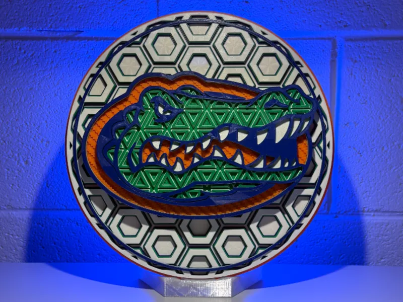 Florida Gators Albert Alligator Dimensional Mosaic