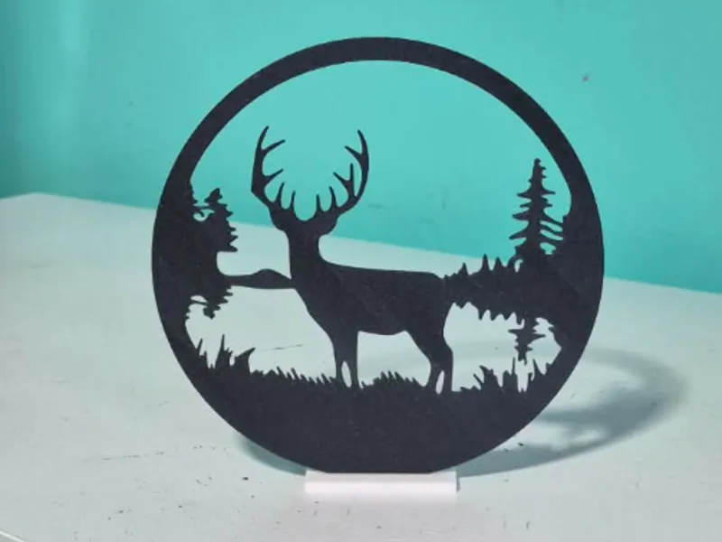 Deer art circle