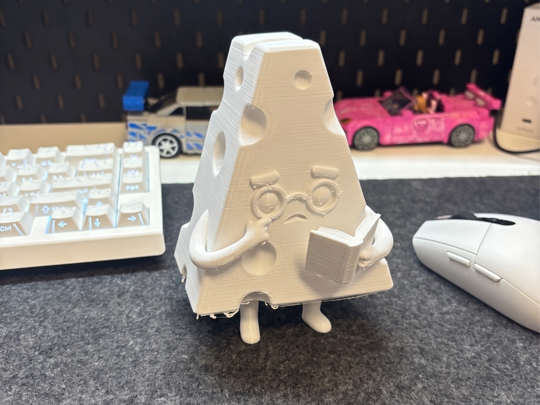 Professor Cheese | Intellectual Swiss 3D Print