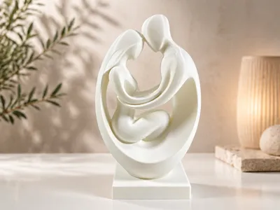 Modern Couple Sculpture