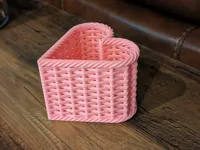 Panier cœur tressé, version haute — photo 2