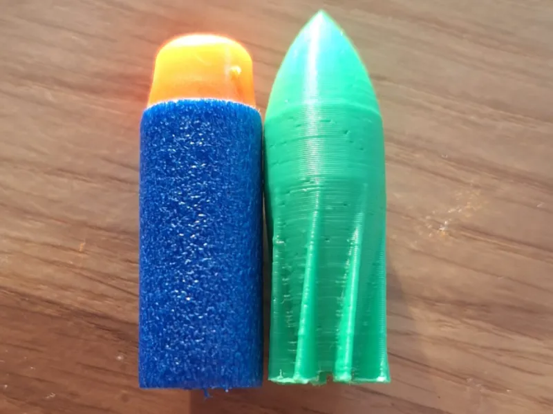 Nerf Dart Solid Tip Hollow Body