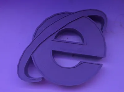 Internet Explorer Belt Buckle