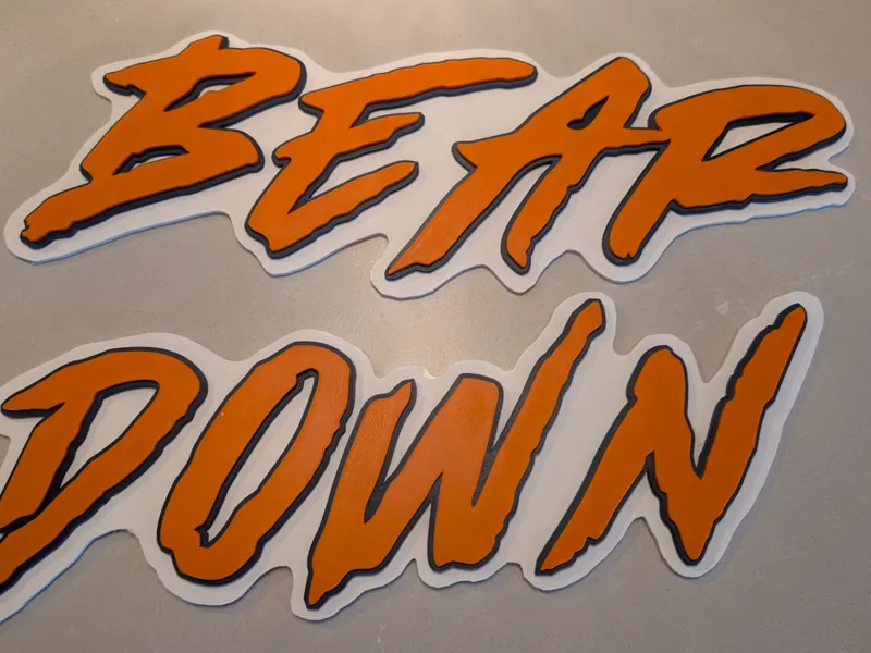 Bear Down Wall Art