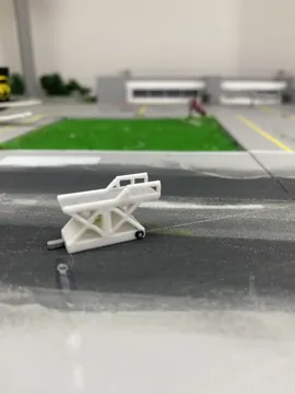 Modelo para impresión 3D: 1:400 cargo loader for interactive 747-8 — vista de referencia 3