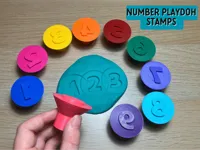 numbers stamp set