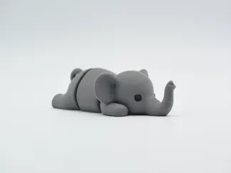 Flexi Elephant - Articulated Keychain