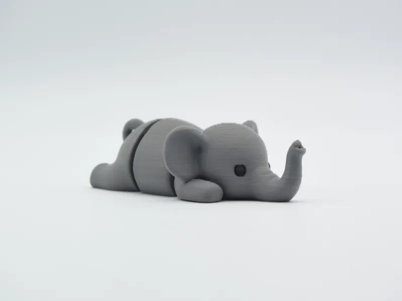 Flexi Elephant - Articulated Keychain