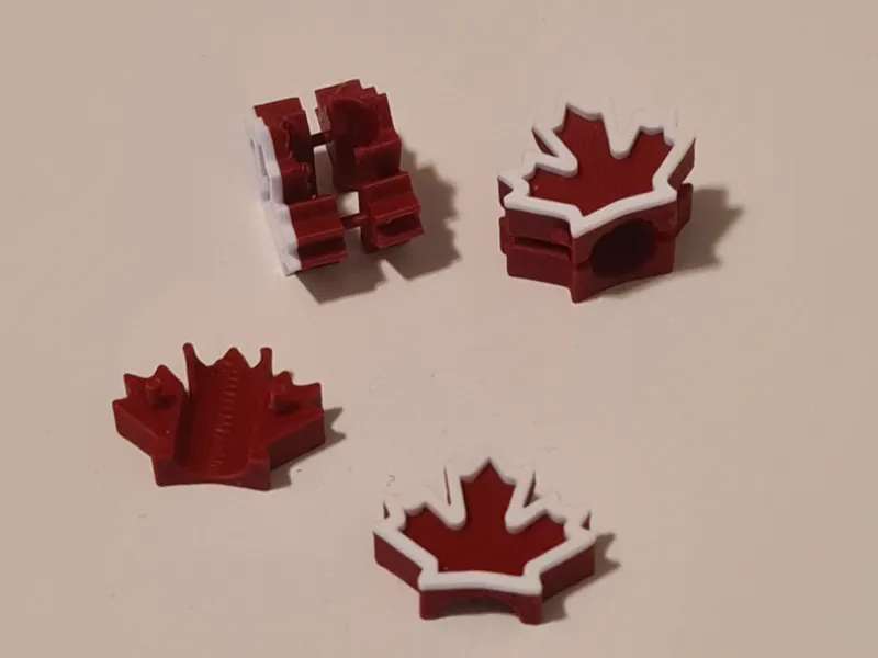 Canada Flag Maple Leaf Hoodie Drawstring Clip