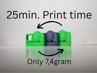 Gear Snap Fidget/25min. Print time/Only 7.4gram