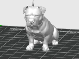 Pitbull chaveiro