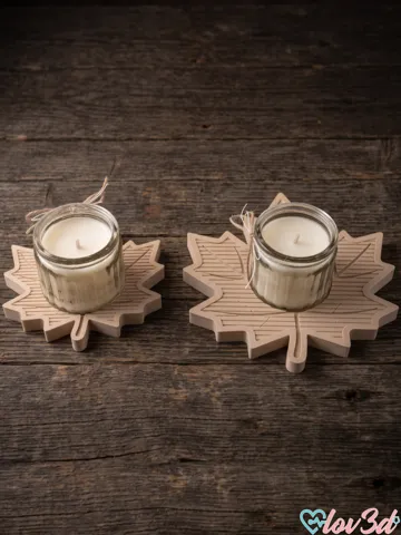 Accesorio de iluminación decorativa: Autumn Leaf Candle Holder Mini Jars (54mm/HÖKGÖK) — vista de referencia 2