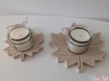 Accesorio de iluminación decorativa: Autumn Leaf Candle Holder Mini Jars (54mm/HÖKGÖK) — vista de referencia 4