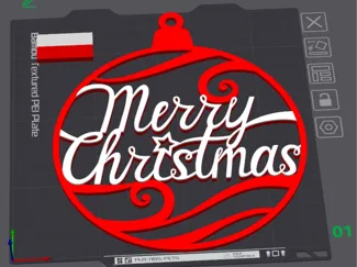 Merry Christmas Ornament
