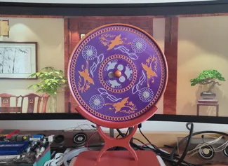 永结同心缂金银仿古镜  Gold and Silver Antique Mirrors