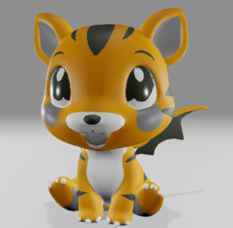 tiger with wings