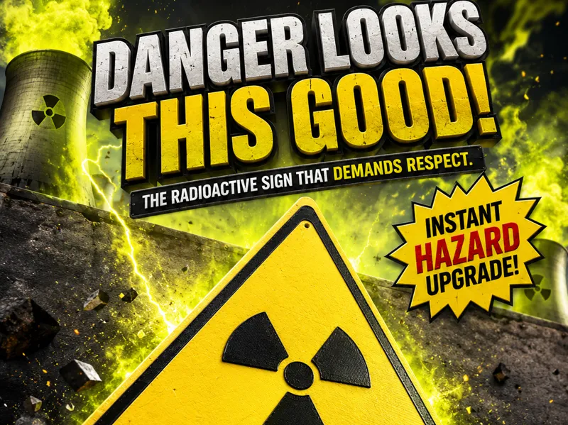 Radioactive Sign | Multiple sizes