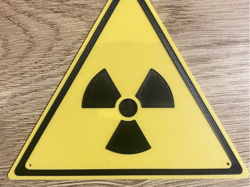Radioactive Sign | Multiple sizes