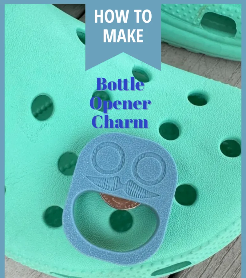 Bottle Opener Croc Charm/ Jibbitz