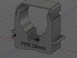 Clamp for PPR pipe 25mm