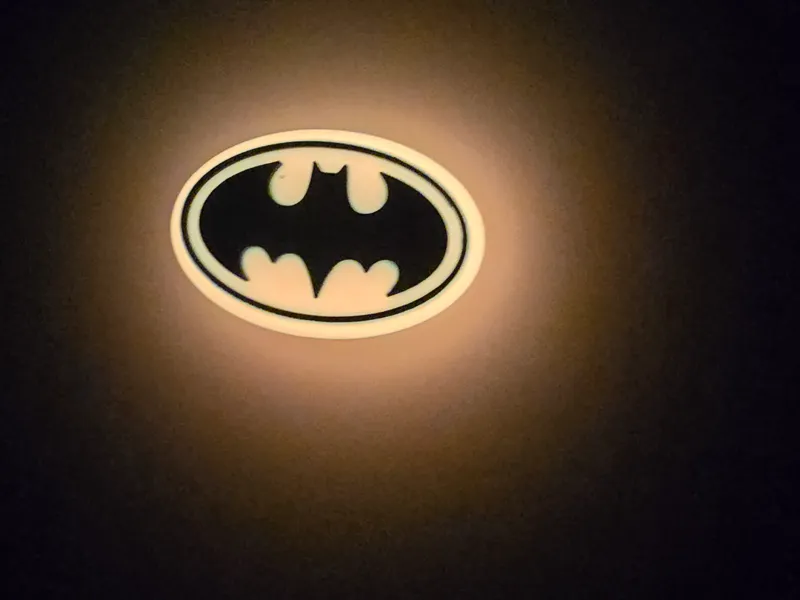 Batman Sign logo + Clicker Fidget
