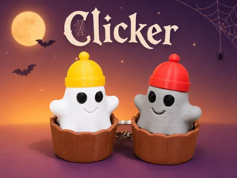 Objeto manipulable: Hat Ghost Clicker — referencia de MakerWorld