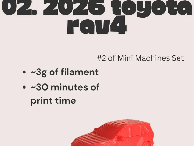 2026 Totoya RAV4 - Mini Machines #2