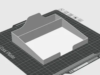 A6-Index Card Holder/Drawer + Stencil