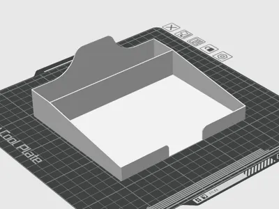 A6-Index Card Holder/Drawer + Stencil