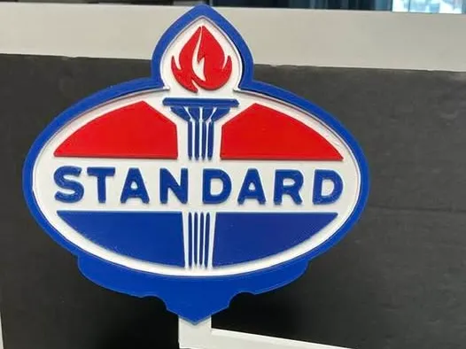 Standard Oil Gas station sign model