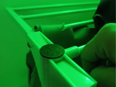 Protective cap / End cap for laundry tower cover
