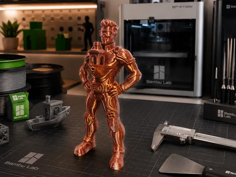 Benchy Hero – Bambu Lab Inspired Miniature