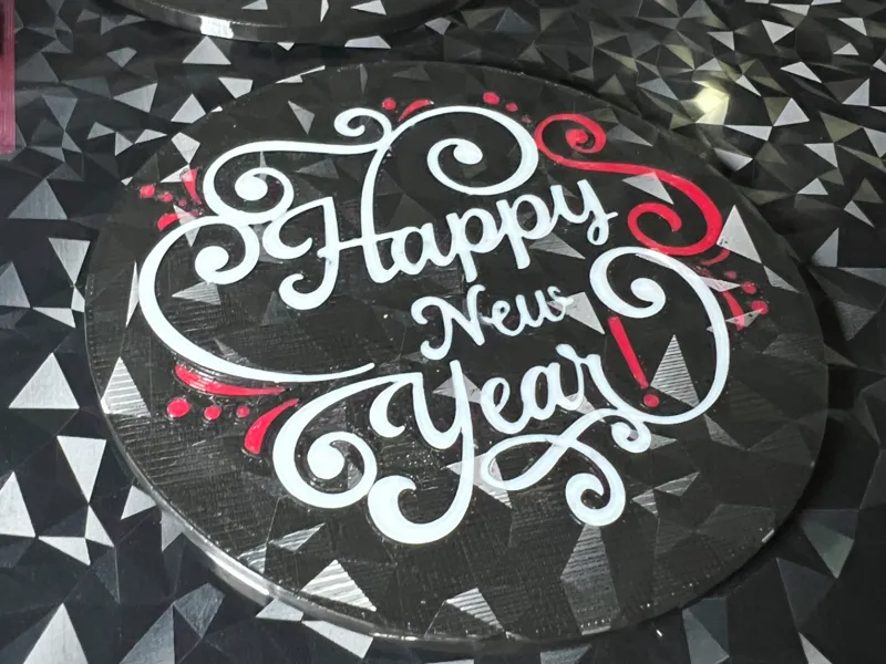 Happy New Year Coasters