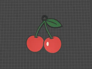 Cherry Keychain