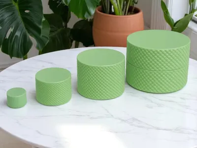 Jar with external thread