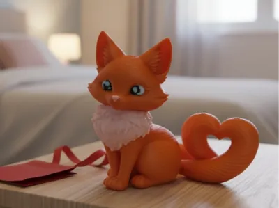 Heart Tail Fox