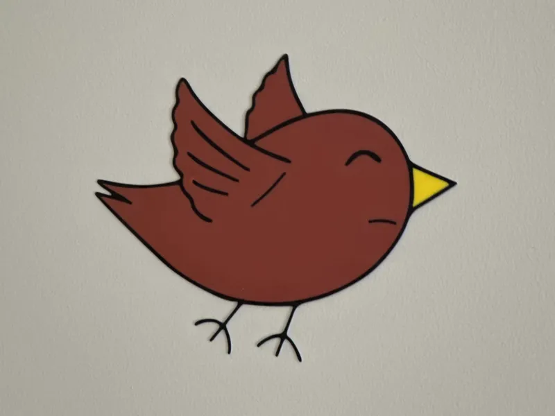 Bird wall Decoration Children's room Right