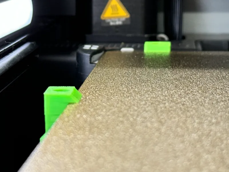 Improved Low Profile Print Bed Clamps X1C/P1P
