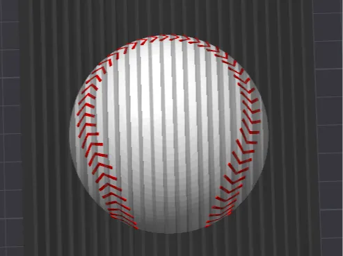 Baseball layered wall art